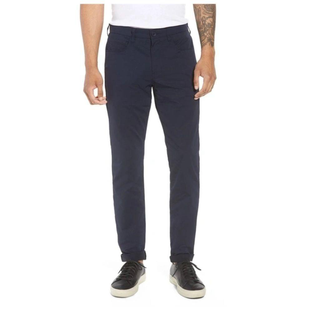 Vince Tech - 5 Pocket straight leg pants in new coastal size 32 navy